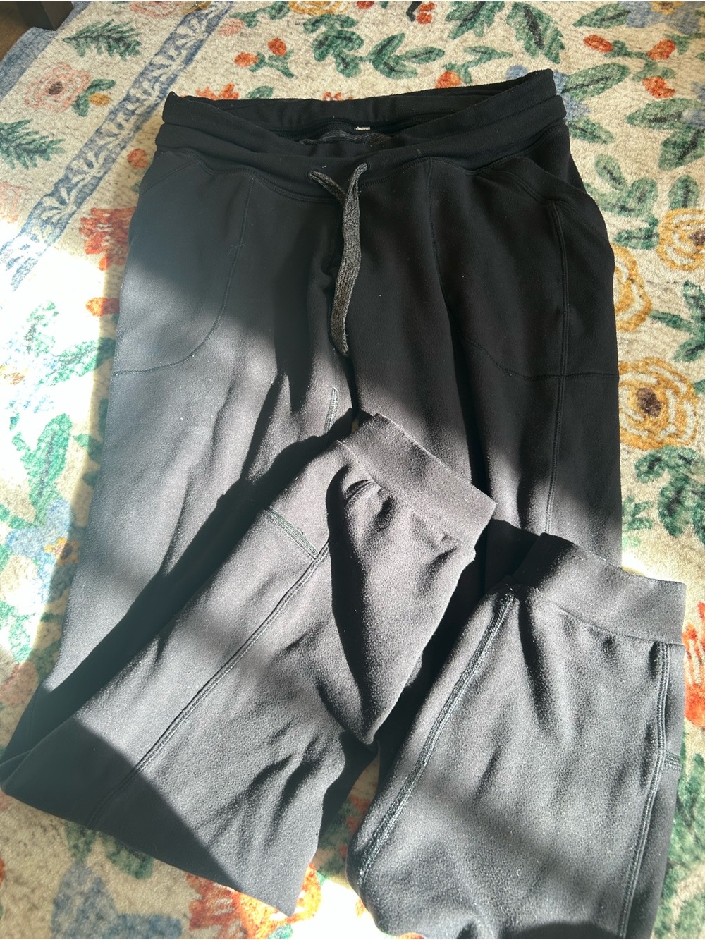 lululemon athletica Black Track Jogger Pants